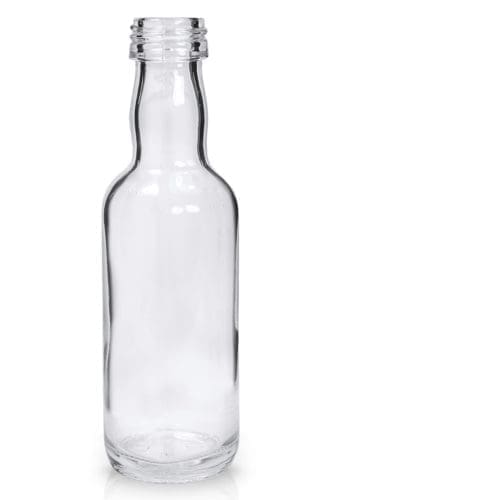 50ml Clear Glass Vodka Bottles Wholesale Ampulla Packaging
