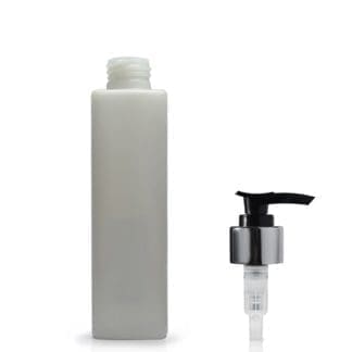 150ml Square Plastic Bottle & Premium LotionPump