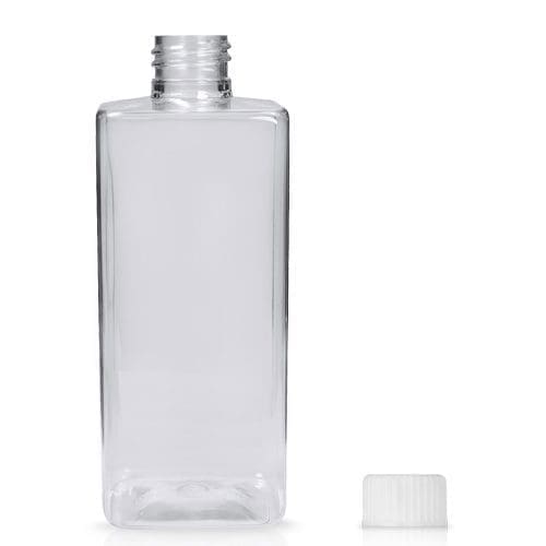 300ml Square Plastic Bottle