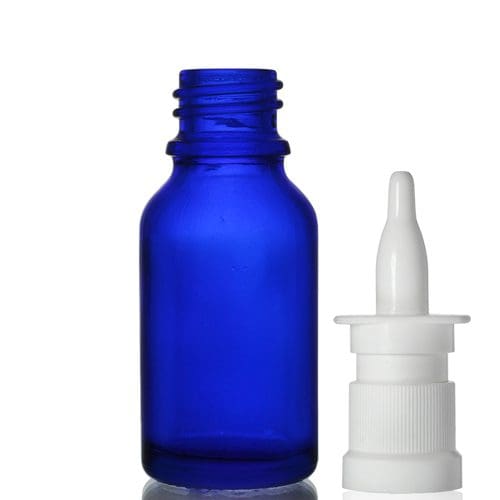 15ml Blue Glass Dropper Bottle Nasal Spray