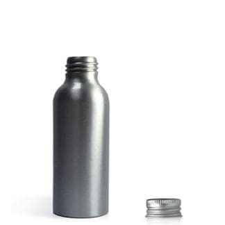 100ml Aluminium Bottle With Metal Cap
