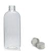 250ml Clear PET Oval Bottle With Metal Cap