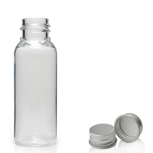 30ml Clear PET Bottle & Aluminium Cap