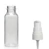30ml Clear PET Bottle & Lotion Pump