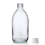 500ml Clear Glass Sirop Bottle w CRC Cap