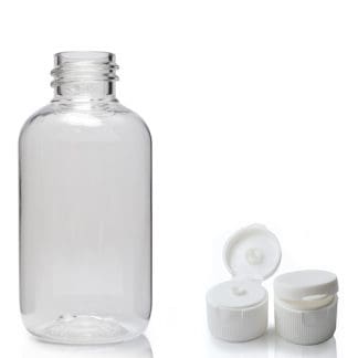 60ml Clear PET Bottle & Flip Top Cap
