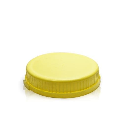 90mm Yellow Tamper Evident Lid With Liner