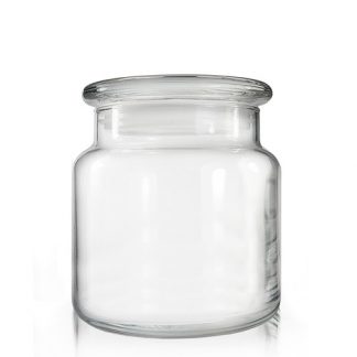 22oz Classic Glass Candle Jar With Lid