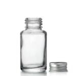 30ml Clear Glass Atlas Bottle with Aluminium Cap