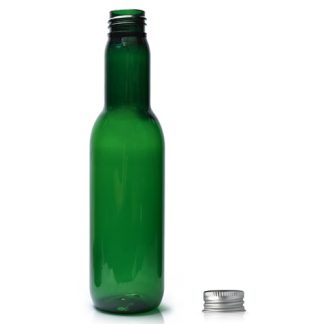 187ml green PET wine bottle w ali cap