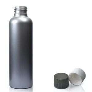 100ml Silver Plastic Bottle