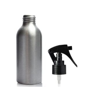 125ml aluminium bottle with mini spray