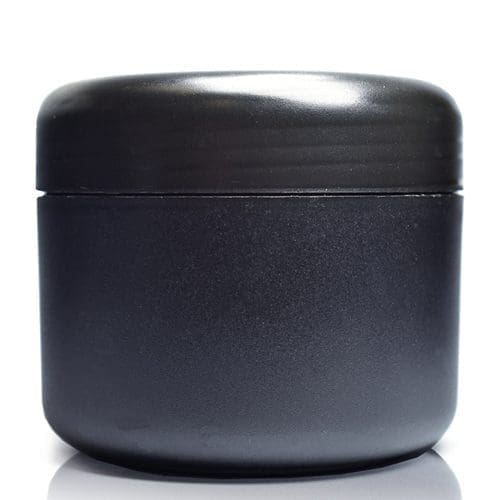 150ml Black Plastic Cosmetic Jar