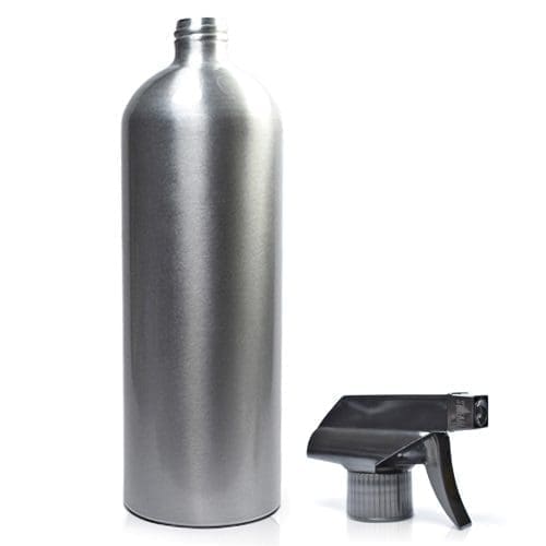 1 Litre Aluminium Bottle With Spray