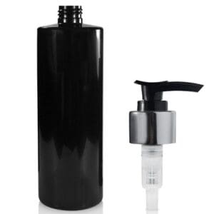 500ml Black Plastic Bottle blk pump