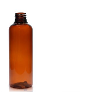 100ml amber plastic bottle