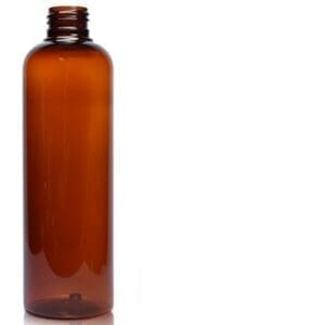 250ml amber plastic bottle