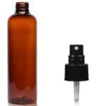 250ml Amber Plastic Atomiser Bottle