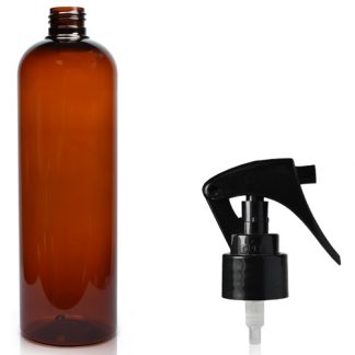 500ml Amber Plastic Trigger Bottle