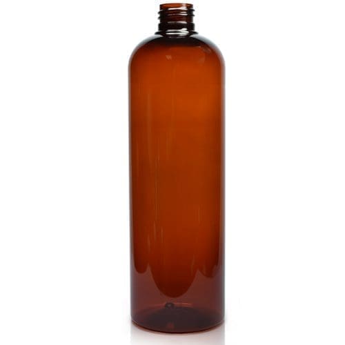 500ml amber plastic bottle