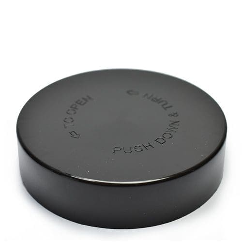 70mm black child resistant lid