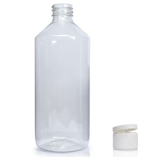 500ml Clear Flip Top Bottle Ampulla Ltd 0161 367 1414