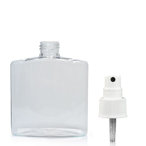 250ml Plastic Rectangular Bottle With Spray