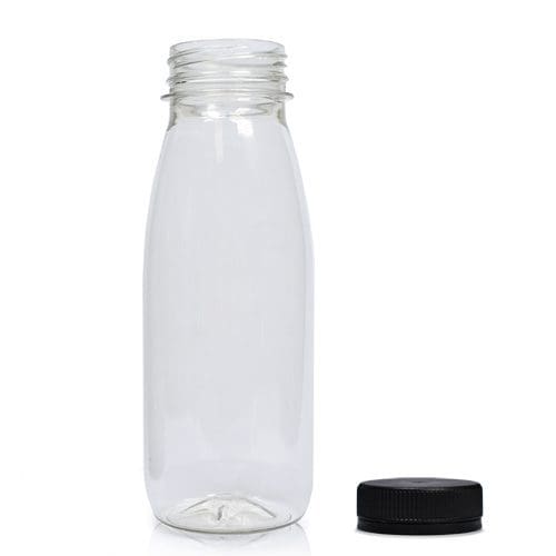 250ml 30 RPET Juice Bottle & Cap Plastic Juice Bottles Ampulla LTD