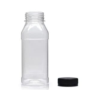 40 Clear PET Plastic Bottles with White Screw Caps Drinks Bottles Home Brew Beer 1000ML 