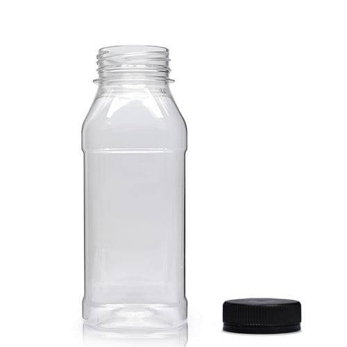 Square plastic 2025 bottles