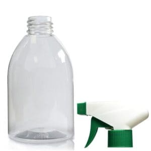 300ml bottle with triger G white
