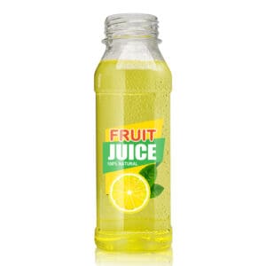 300ml Clear PET Square Juice Bottle