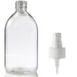 500ml Sirop bottle with white spray