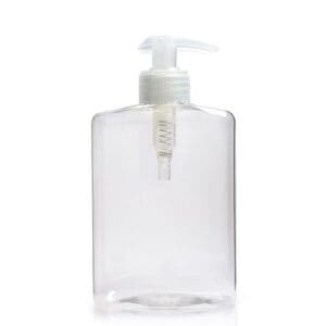 500ml clear handwash bottle