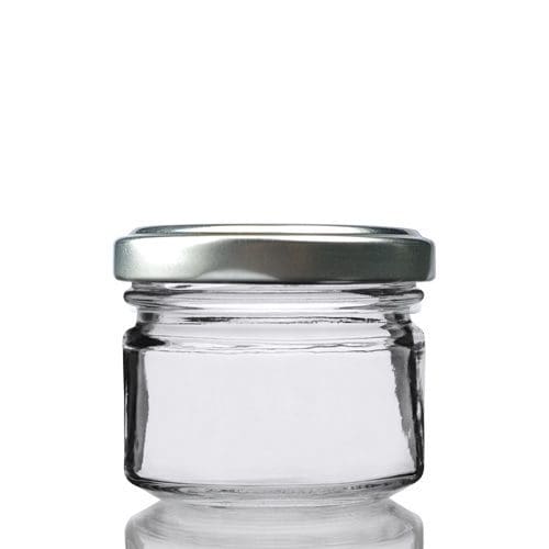 70ml Verrine Jar w silver Lid