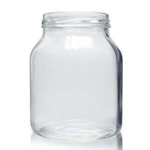 925ml Clear Glass Jar