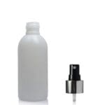 150ml Natural HDPE Glossy Boston Spray Bottle