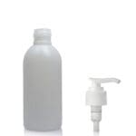 150ml HDPE Boston Bottle with lotion pump