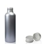 50ml Plastic Silver Bottle with screw cap