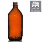 1000ml Amber Glass Winchester Bottle bulk