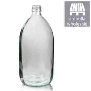 1000ml Clear Glass Sirop Bottles Wholesale