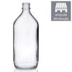 1000ml Clear Glass Winchester Bottle bulk