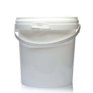 1000ml White TE Pot with handle