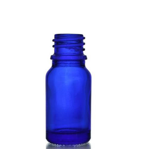 10ml Blue Glass Dropper Bottle w No Cap
