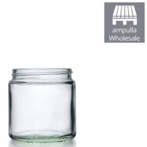 120ml Clear Glass Ointment Jar BULK