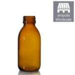 125ml Amber Glass Sirop Bottle Bulk