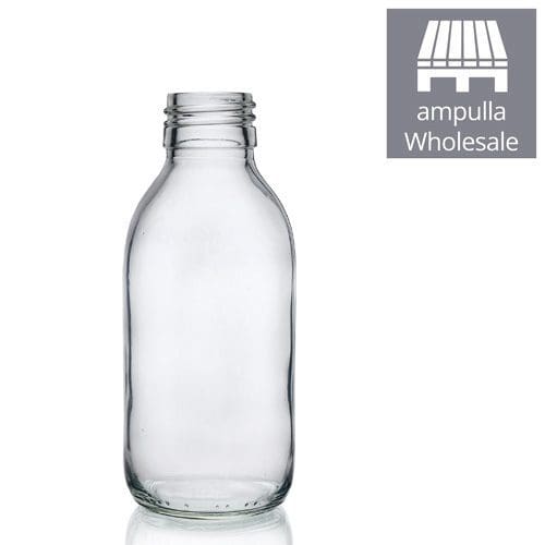 150ml Clear Glass Sirop Bottle bulk