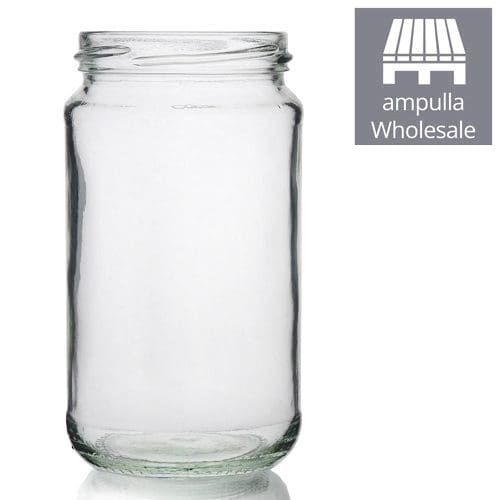 16oz Clear Glass Pickle Jars Wholesale Ampulla Packaging