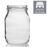190ml E Clear Glass Jar Bulk