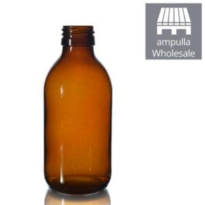 200ml Amber Glass Sirop Bottle bulk